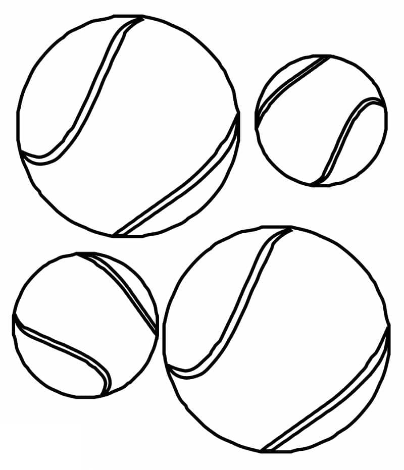 Tenis (2) omalovánka