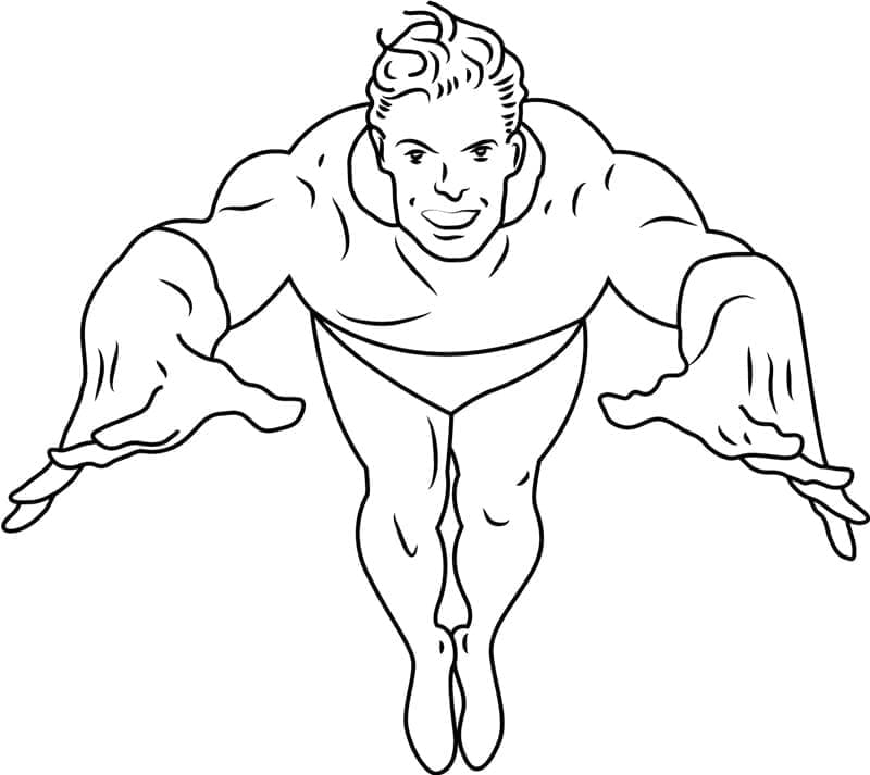 Tisk Aquaman omalovánka