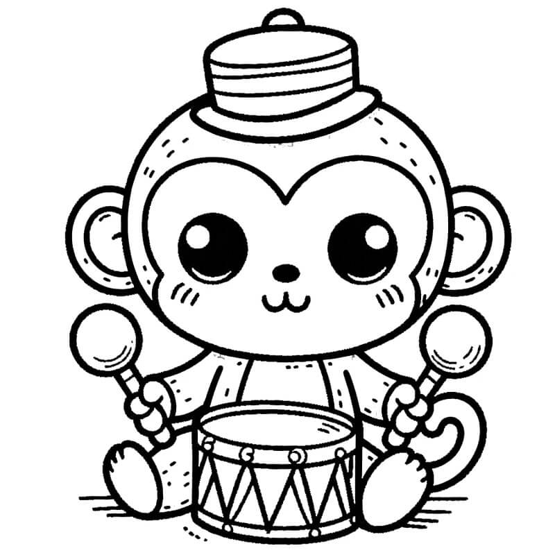 Tisk Cirkus omalovánka