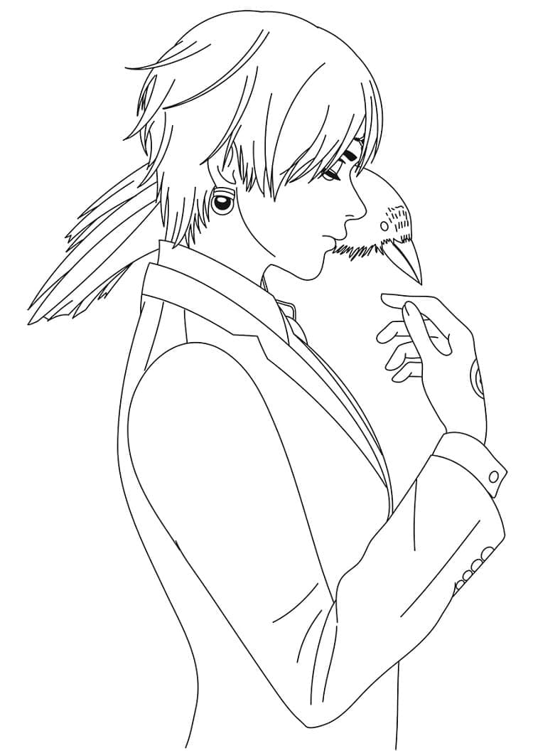 Tisk Hunter x Hunter omalovánka