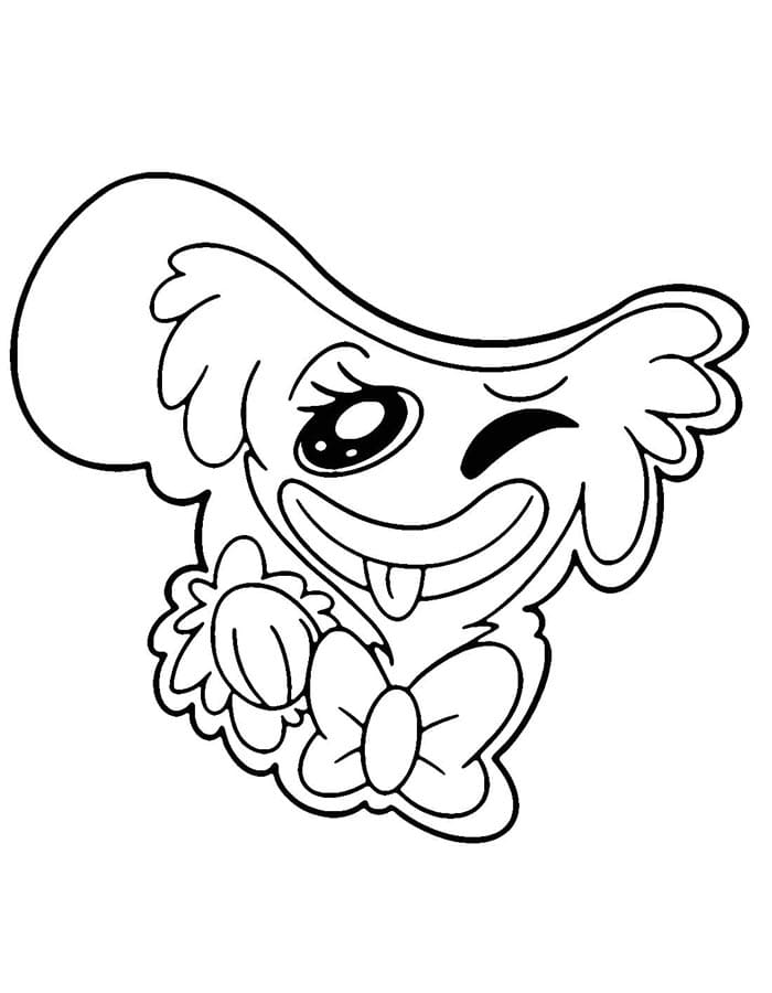 Tisk Kissy Missy omalovánka