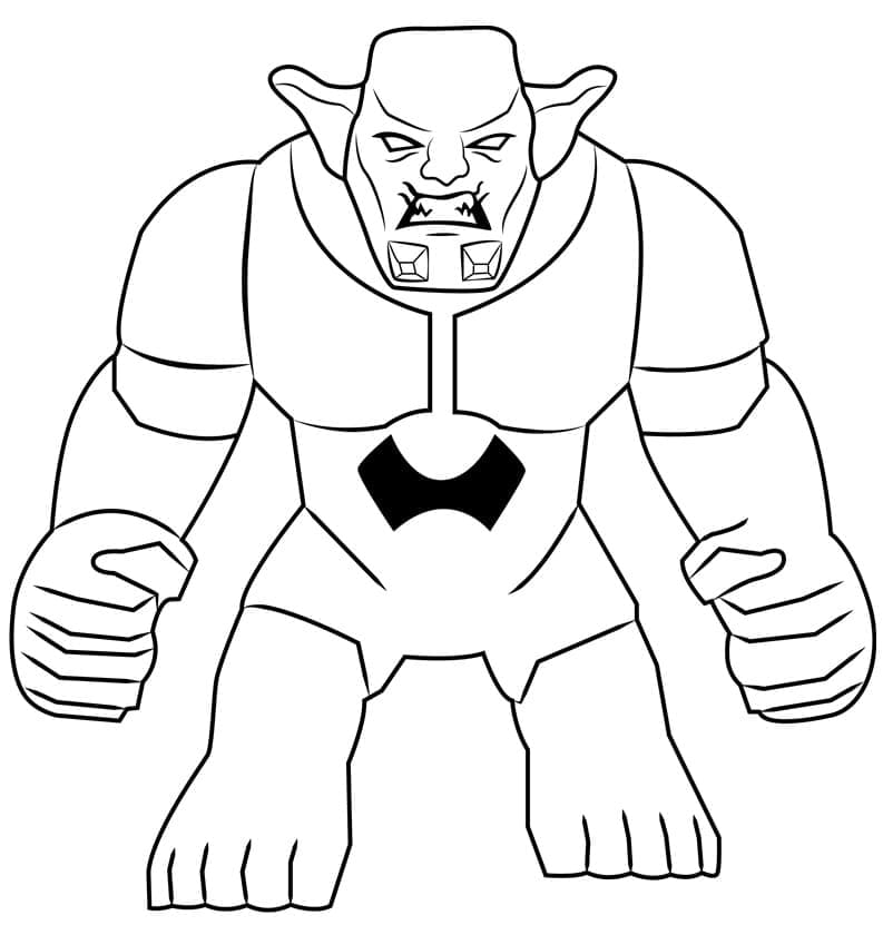 Tisk Lego omalovánka