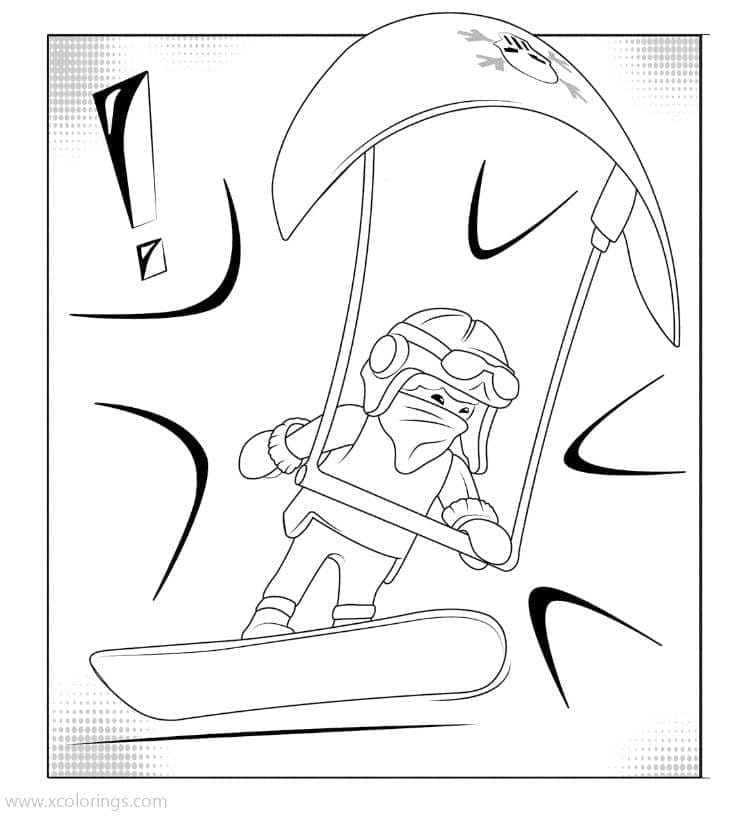 Tisk Playmobil omalovánka