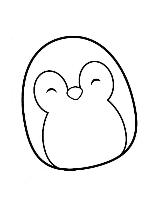 Tisk Squishmallows omalovánka