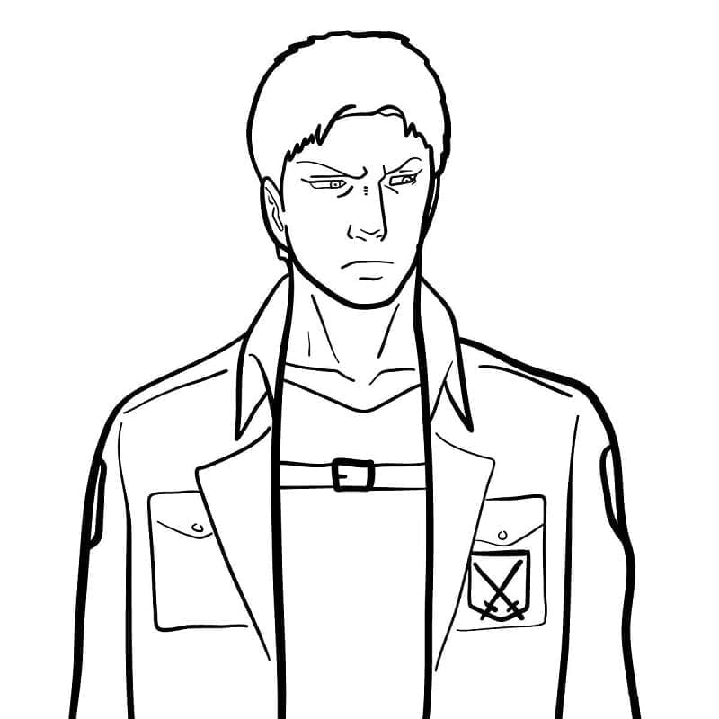 Tisk Útok Titánů omalovánka