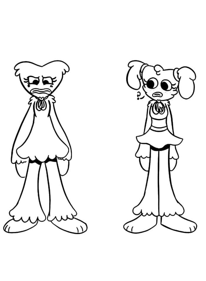 Tisknutelná Kissy Missy Obrázek omalovánka