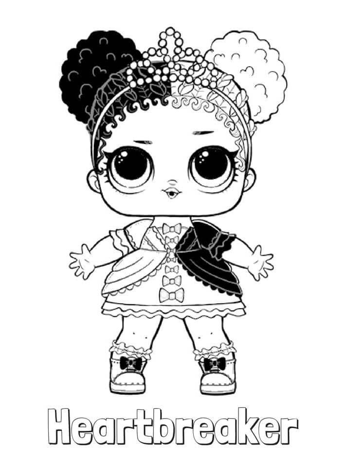 Tisknutelná Zdarma LOL Panenka omalovánka