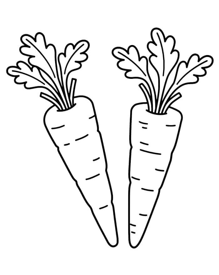 Tisknutelná Zelenina Obrázek omalovánka