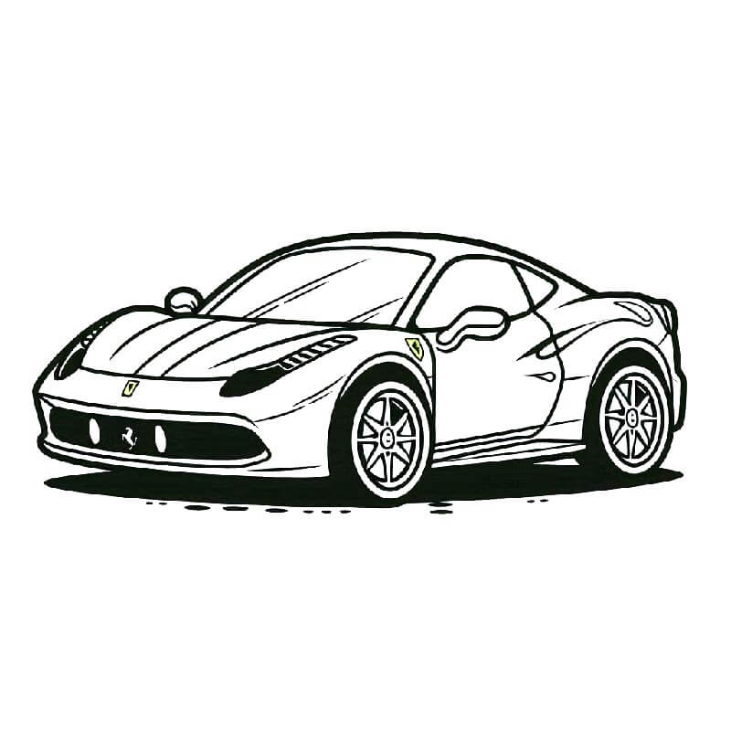 Ferrari omalovánky