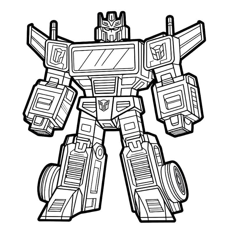 Tisknutelné Transformers omalovánka
