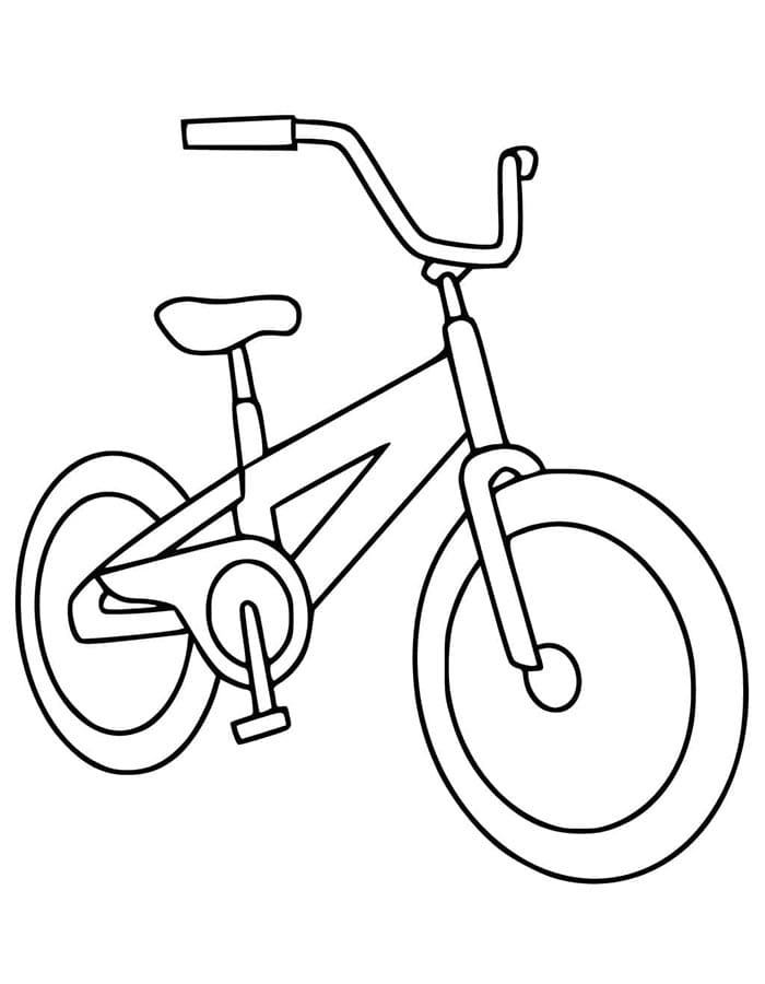 Jízdní Kola omalovánky