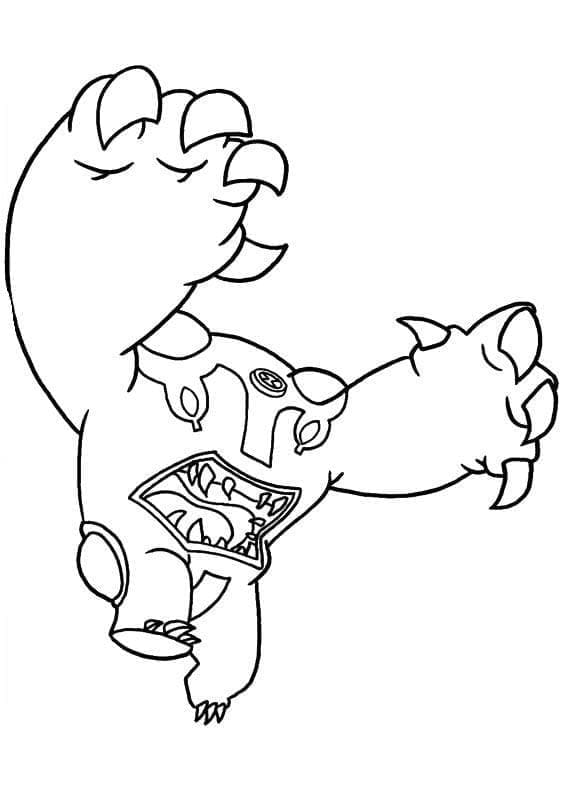 Tisknutelný Ben 10 Obrázek pro Děti omalovánka