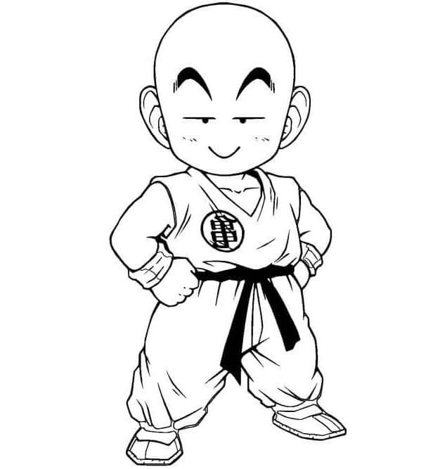 Tisknutelný Dragon Ball Z Obrázek pro Děti omalovánka