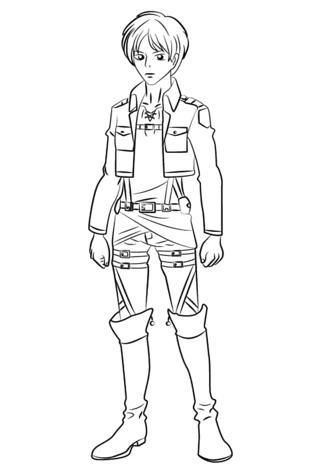 Tisknutelný Útok Titánů omalovánka