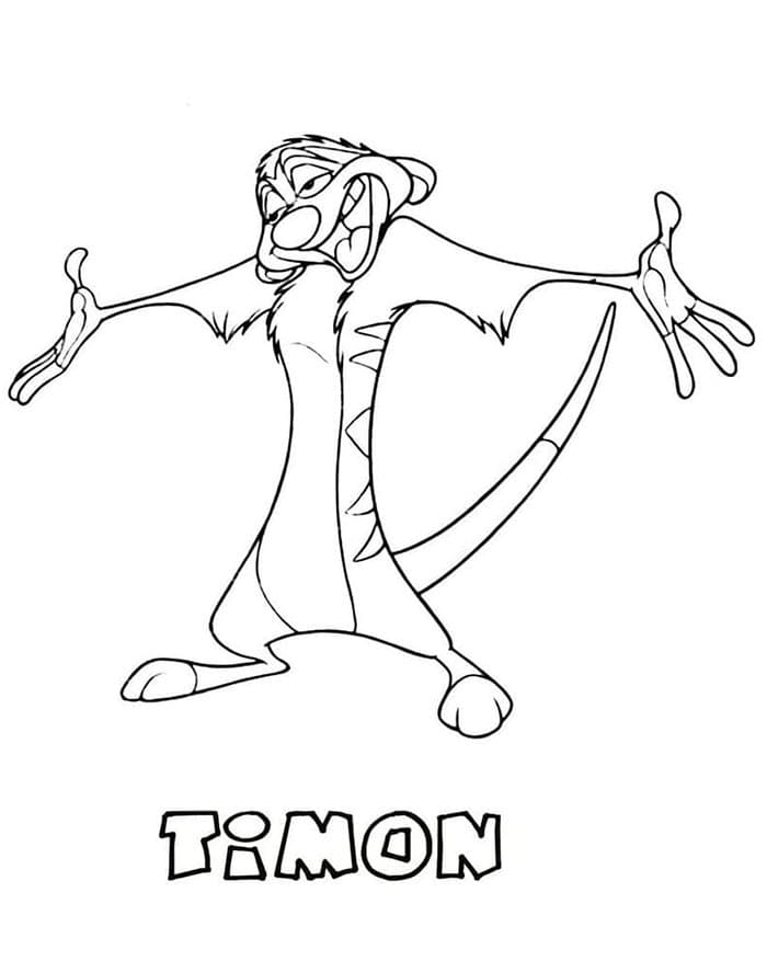 Tisknutelný Zdarma Lví Král omalovánka