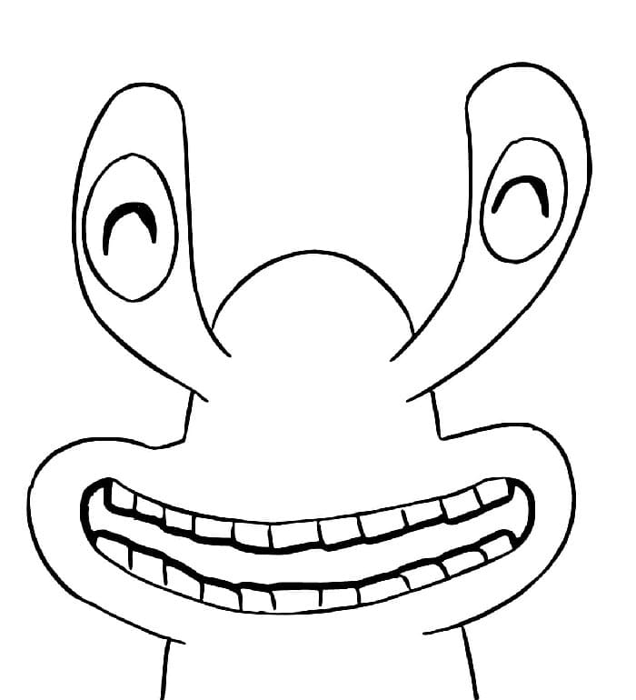 Tisknutelný Zdarma Rainbow Friends omalovánka