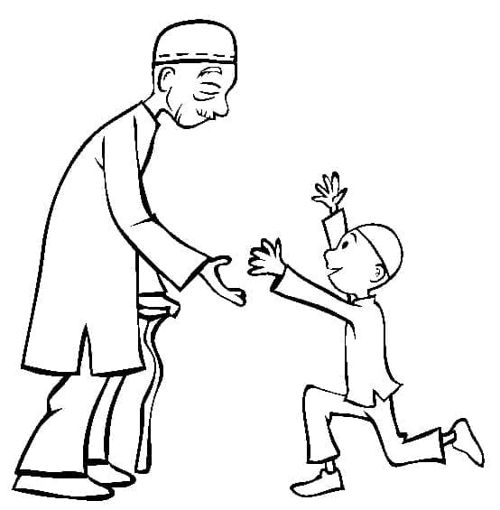 Tisknutelný Zdarma Ramadán omalovánka