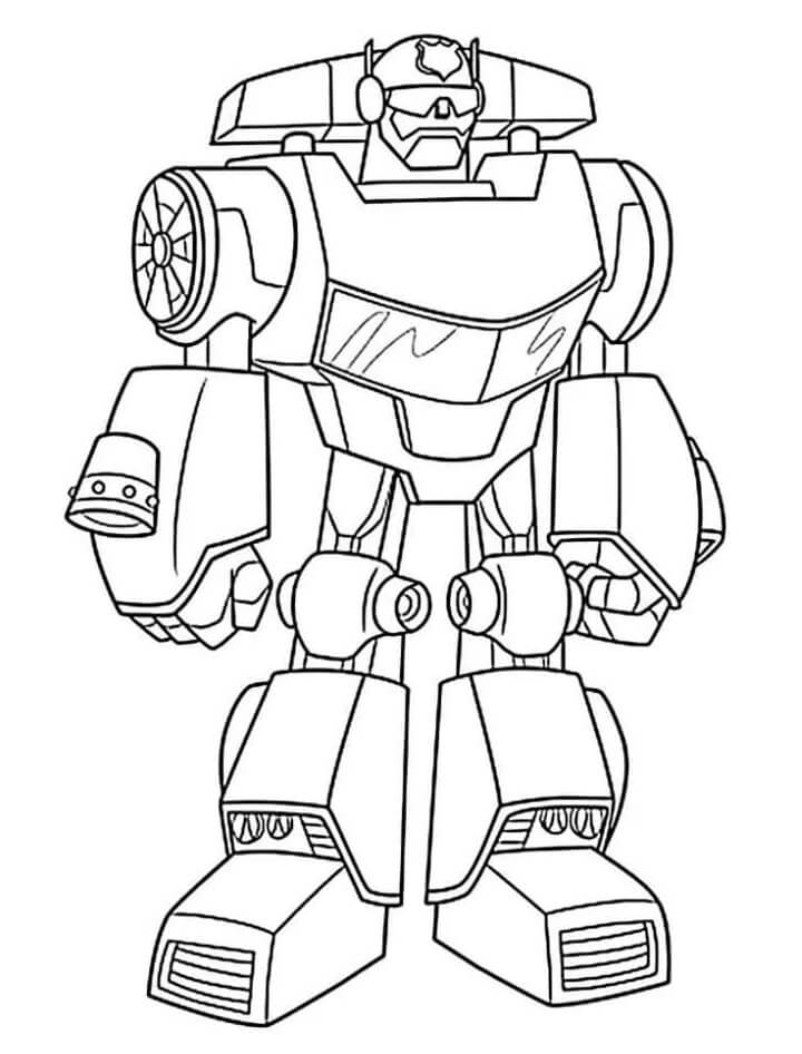 Tisknutelný Zdarma Transformers omalovánka