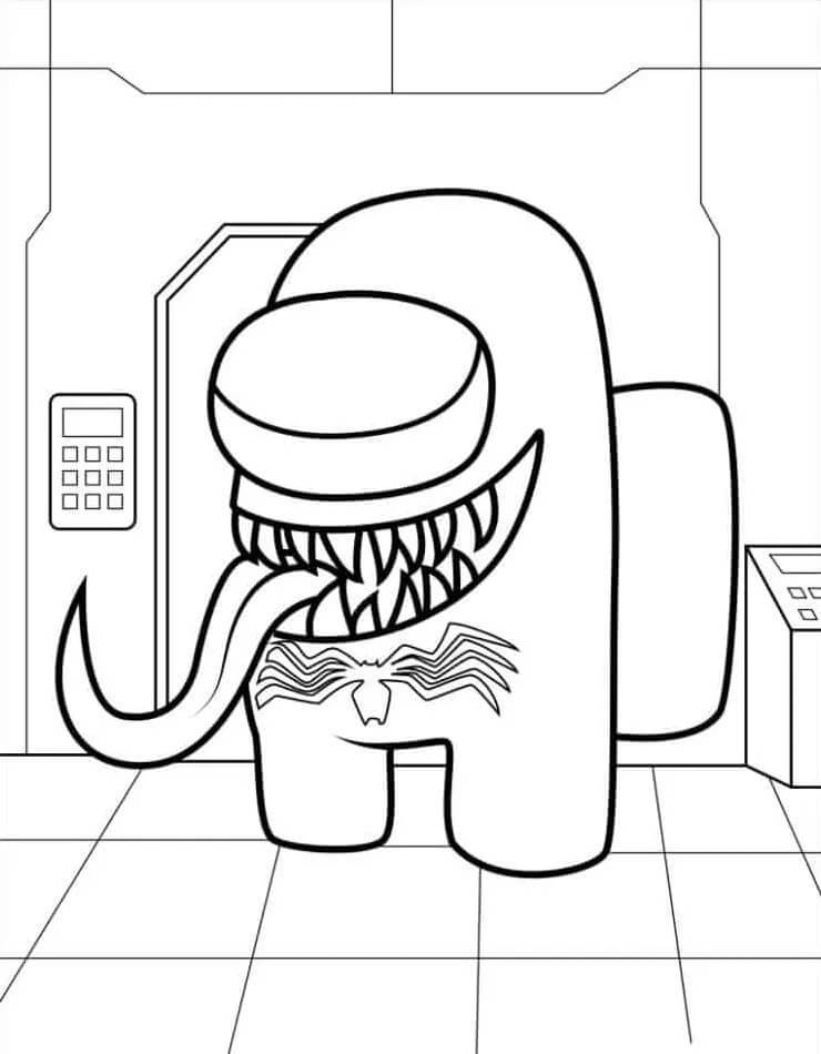 Tisknutelný Zdarma Venom omalovánka