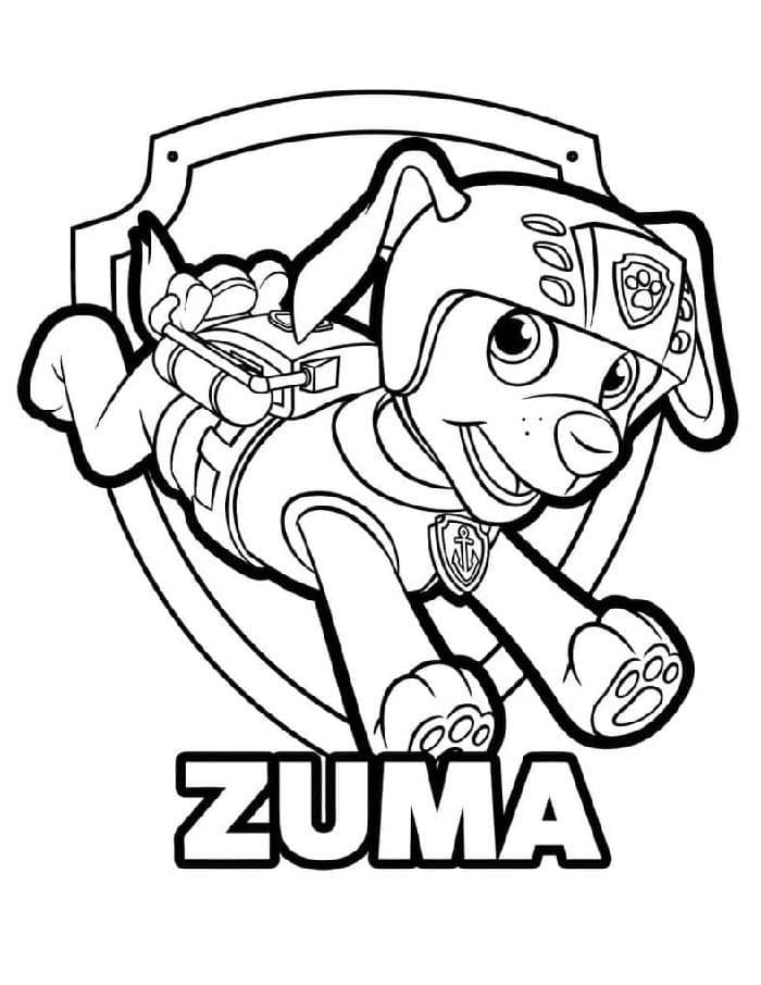 Tlapková Patrola (13) omalovánka