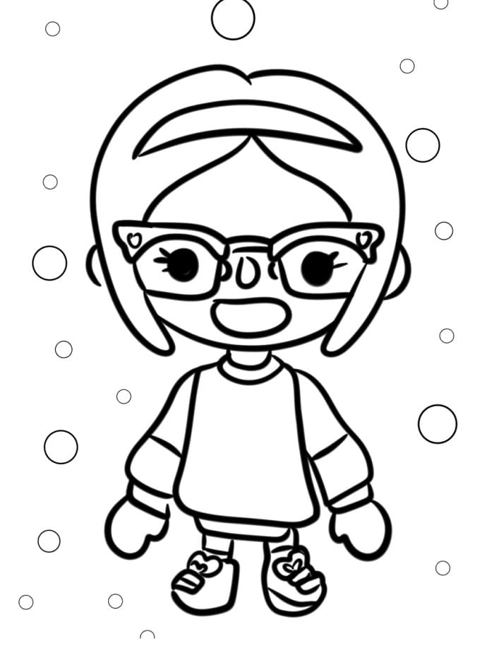 Toca Boca Tisknutelná omalovánka