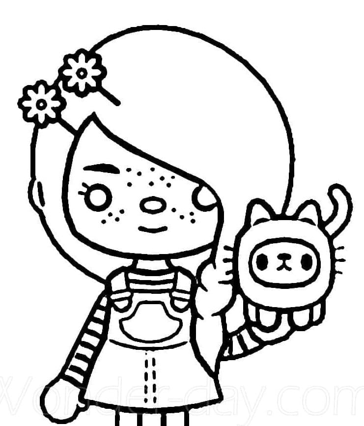 Toca Boca omalovánky