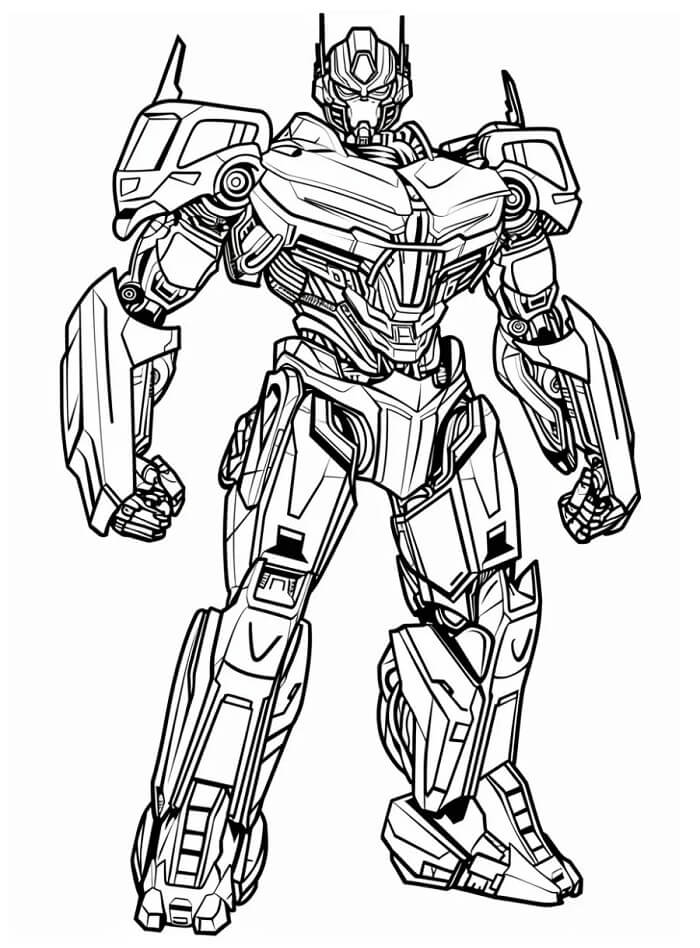 Transformers Tisknutelné pro Děti omalovánka