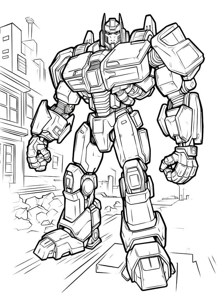 Transformers Zdarama omalovánka