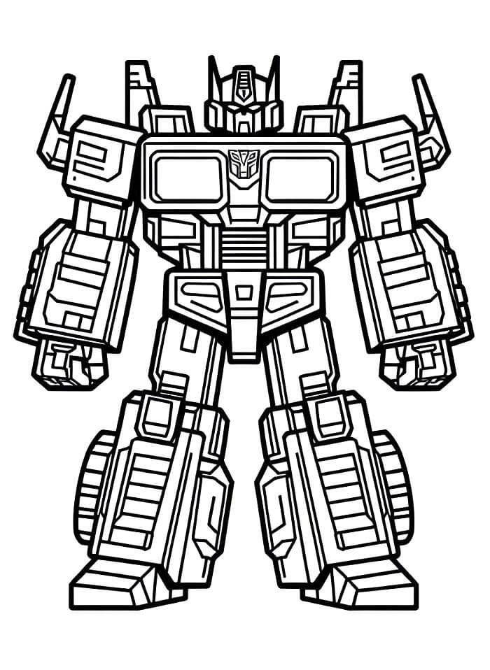 Transformers Zdarma Tisknutelné omalovánka