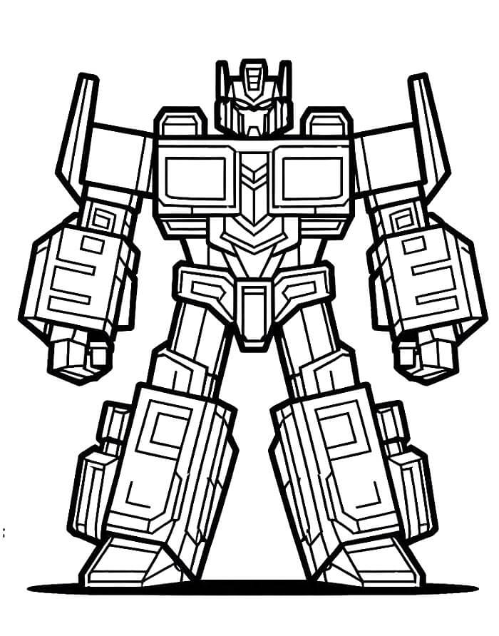 Transformers k Tisku omalovánka