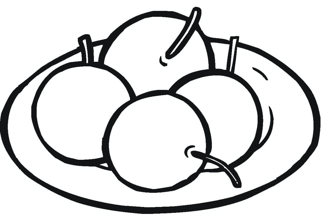 Třešeň k Tisku omalovánka