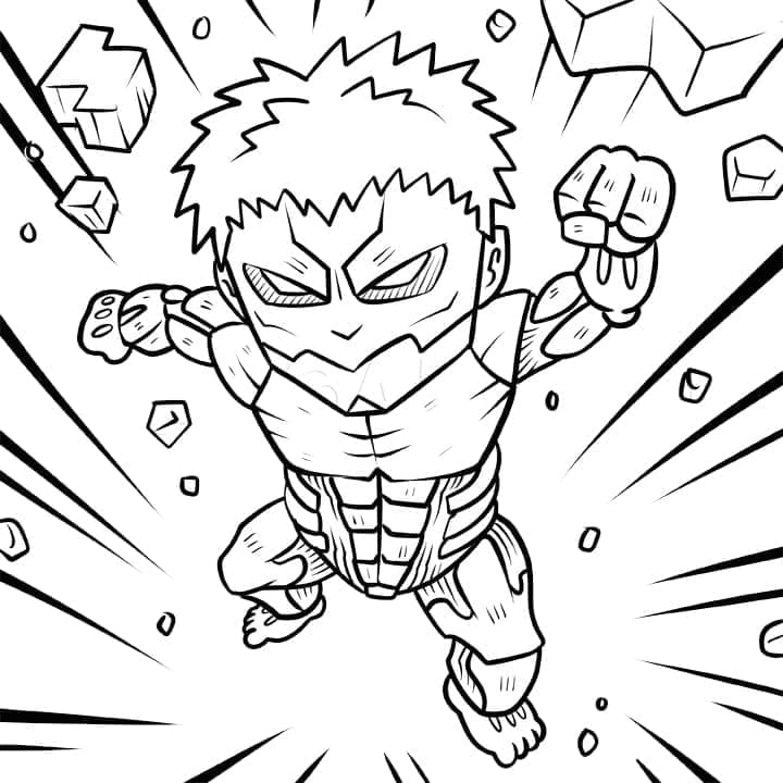 Útok Titánů Tisknutelný omalovánka