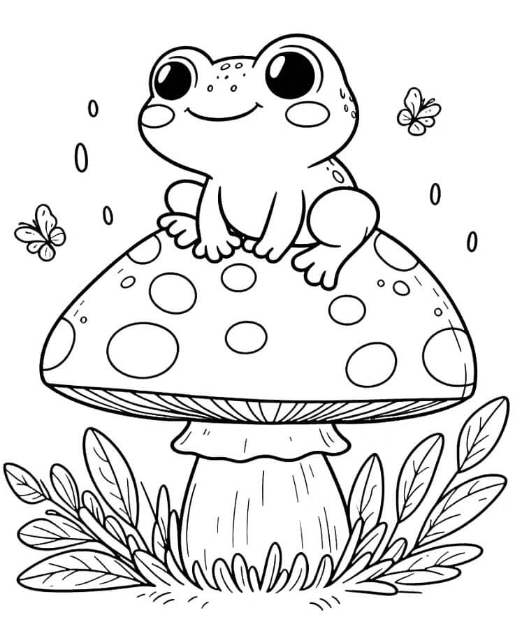 Úžasná Houba omalovánka