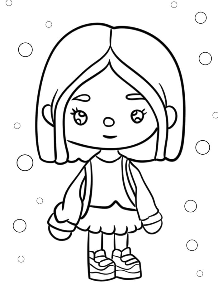 Úžasná Toca Boca omalovánka