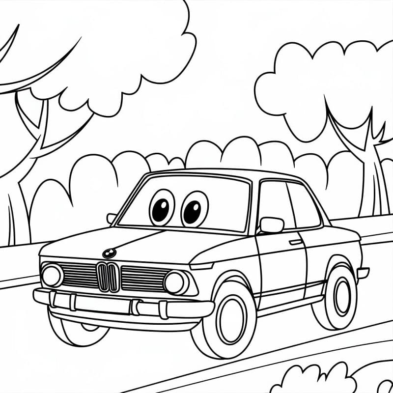 Úžasné BMW omalovánka