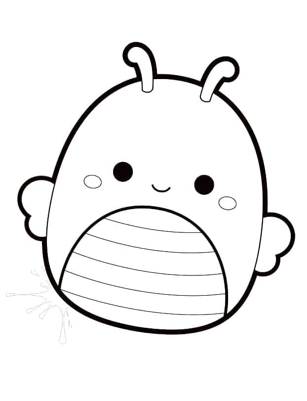 Úžasné Squishmallows omalovánka