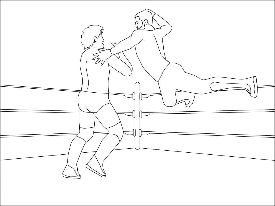 Úžasné WWE omalovánka