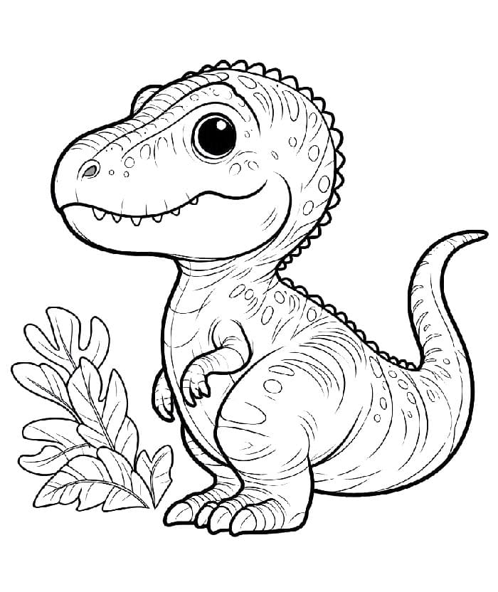 Úžasný Dinosaurus omalovánka