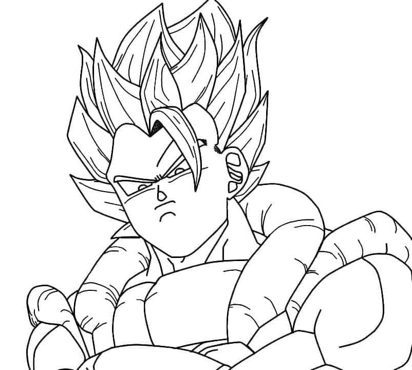 Úžasný Dragon Ball Z omalovánka