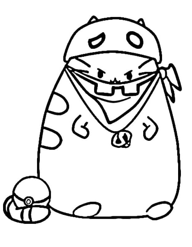 Úžasný Pusheen omalovánka