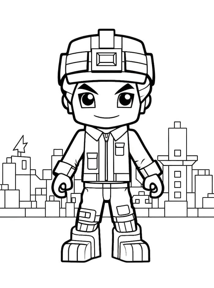 Úžasný Roblox omalovánka