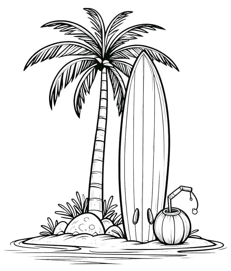 V Létě omalovánka