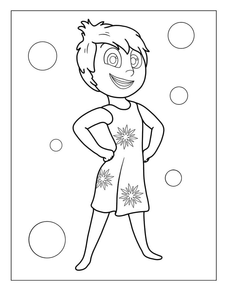 V hlavě 2 Disney Pixar omalovánka