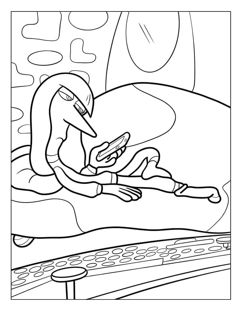 V hlavě 2 Tisknutelný Zdarma omalovánka