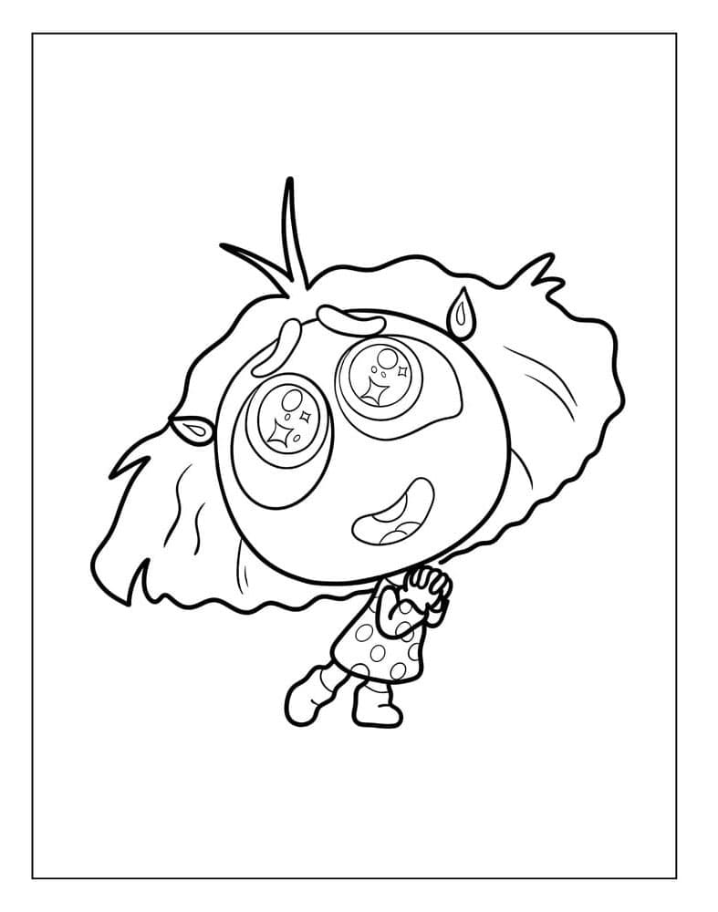 V hlavě 2 Tisknutelný pro Děti omalovánka