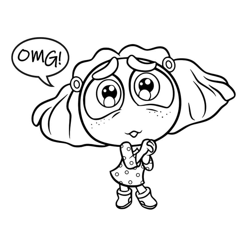 V hlavě 2 Tisknutelný omalovánka