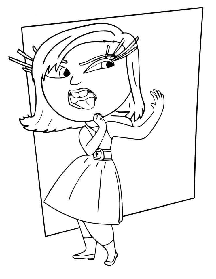 V hlavě 2 Zdarma Tisknutelný omalovánka