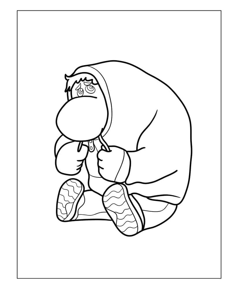 V hlavě 2 Zdarma Vymalovatelné Obrázek omalovánka