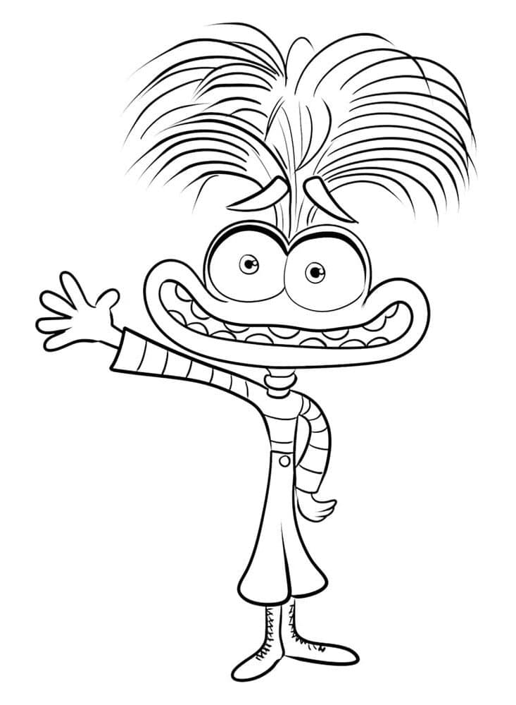 V hlavě 2 pro 2leté Děti omalovánka