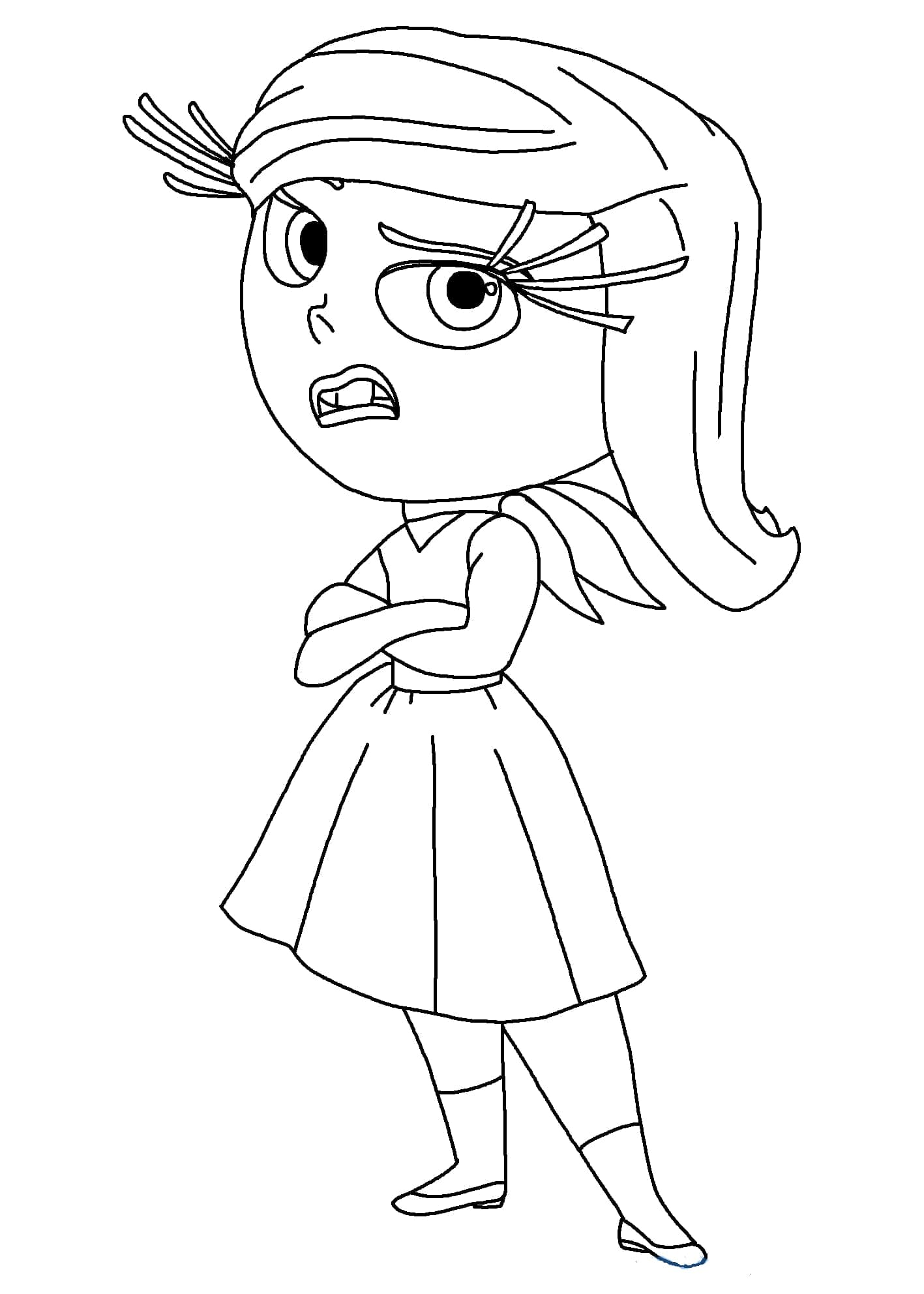 V hlavě k Vymalování omalovánka